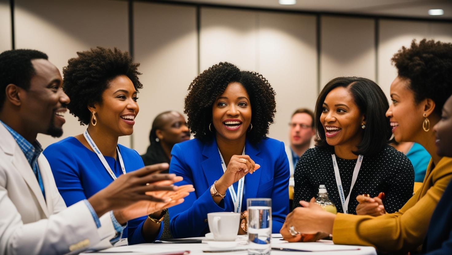 African Americans in a 
							Health Education Conference